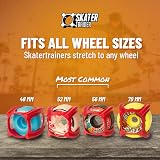 SkaterTrainers Red 4 Pack Skateboarding Training Accessories for Ollie Kickflip view 6