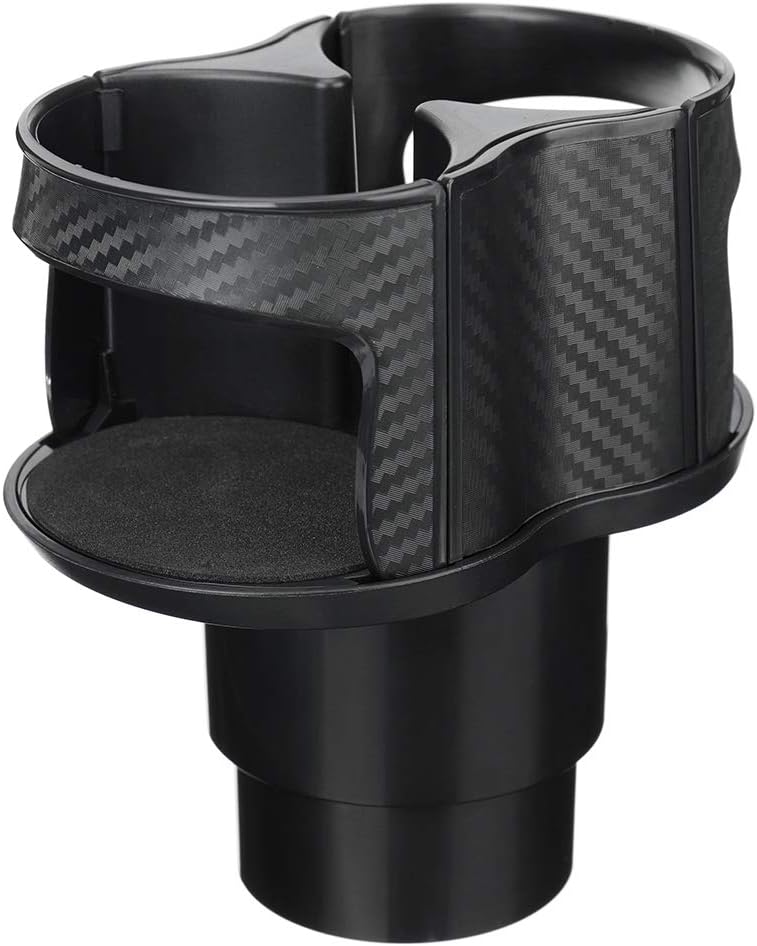 MOTOBA 2 in 1 Multifunction Cup Holder Water Bottle Holder for Car Elastic Opening