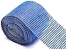 Jollylife Royal Blue Diamond Rhinestone Ribbon Wrap Bulk 30 Feet - Wedding Decorations, Party Supplies