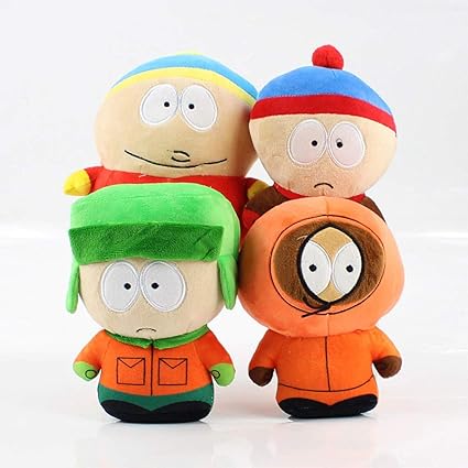 Amazon.com: LQT Ltd - Peluche de peluche para muñeca, 4 piezas, diseño de animales del parque sur, peluche, juguete para niños de 17 a 8.7 in: Toys \u0026 Games
