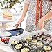 [12 Pack] BakeryBest Cupcake Carrier keeps 24 Cupcakes | Plastic Holder, Container, Storage Tray | Interlocking Trays | Disposable, Reusable | Transport 288 cupcakes or muffins | Unhinged Lid