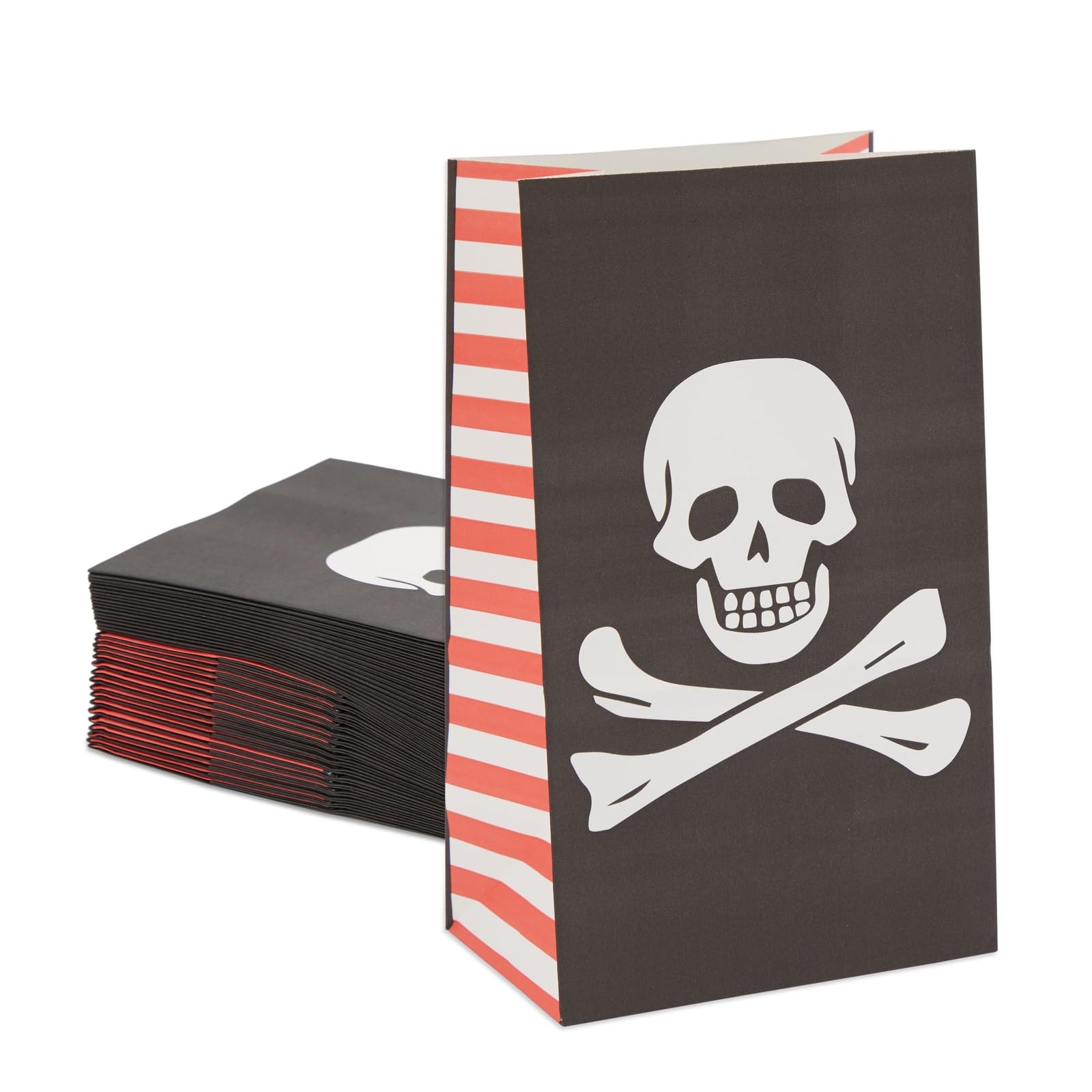 Juvale 36-Pack Pirate Party Favor Goody Bags for Treats and Goodies