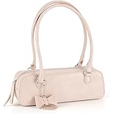 Stylish Crocodile Pattern Shoulder Bag, Rectangular East-West Handbag with Metal Charm, Available in Lime Green and Beige