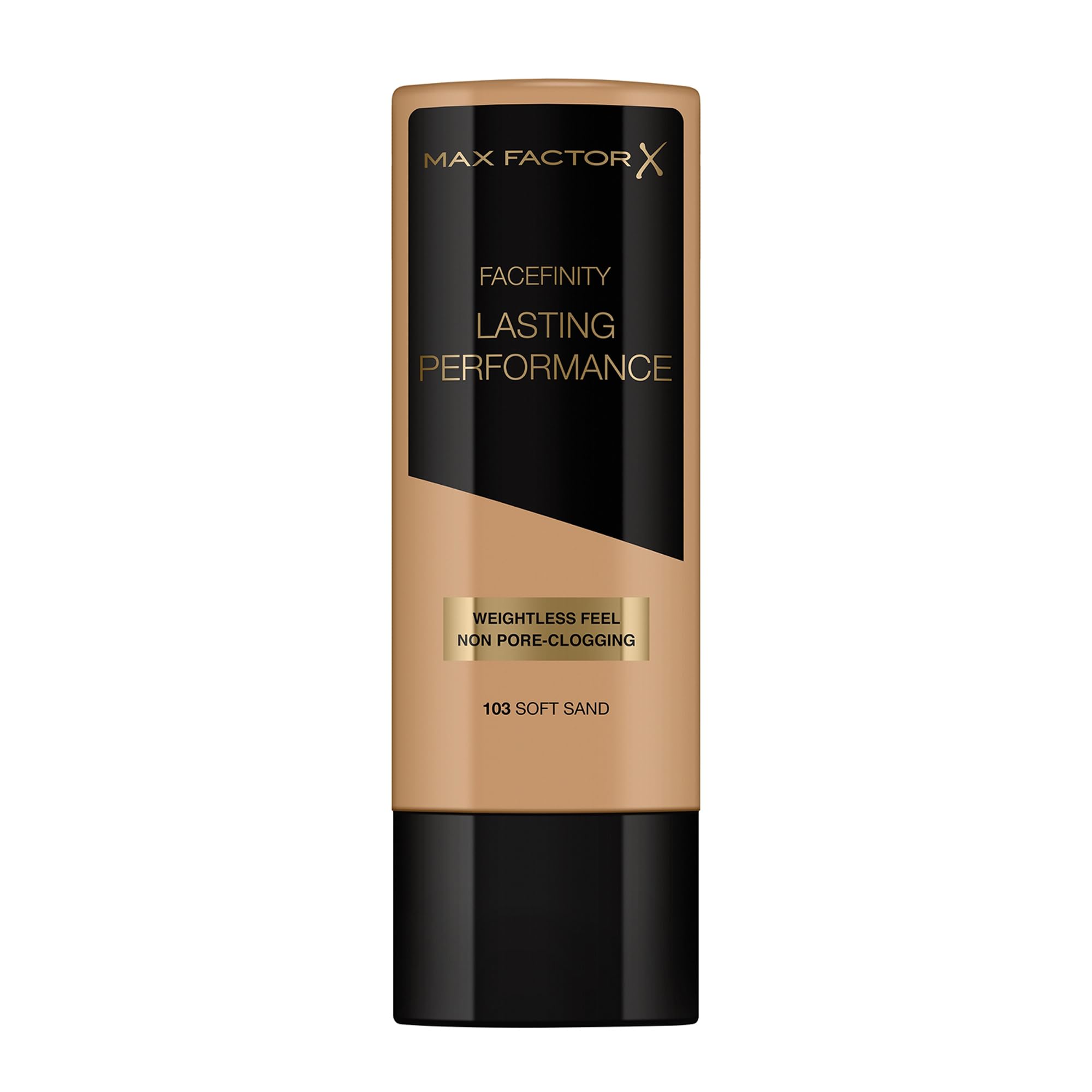 Max Factor Lasting Performance Liquid Foundation, Soft Sand, Full Coverage, Flawless and Radiant Finish, Lightweight Formula, Smudge Resistant, Non Pore-Clogging, Fragrance Free, 35ml