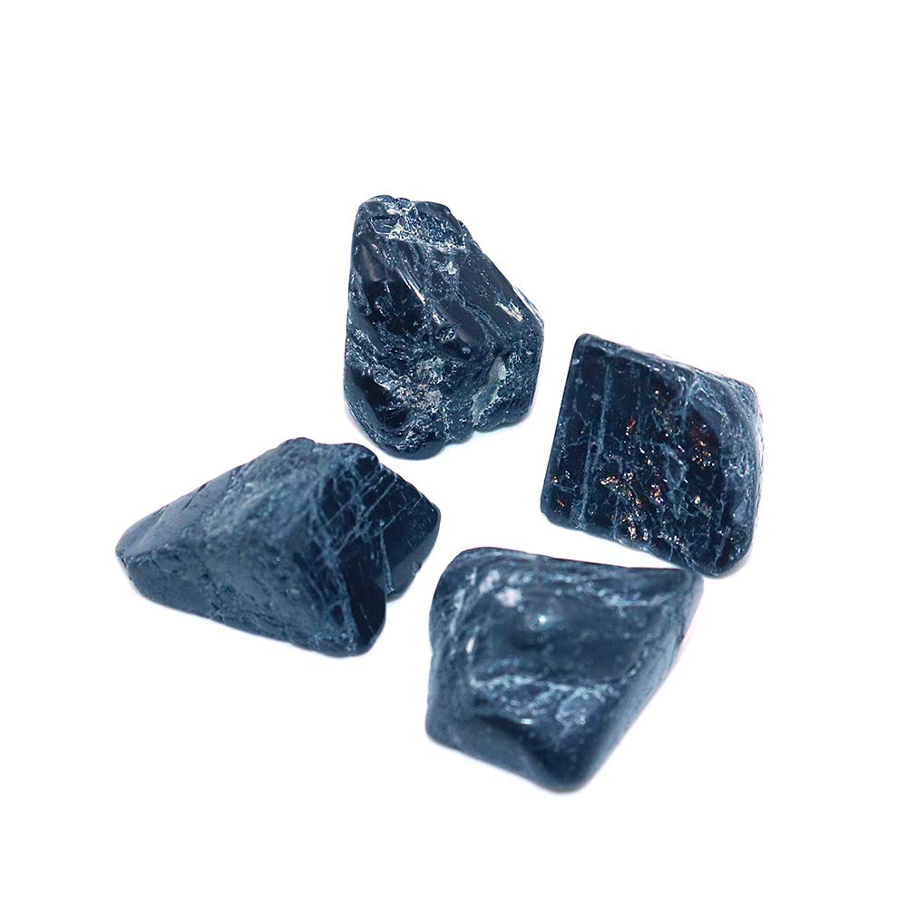 Namvo 1 Box Natural Black Crystal Tourmaline Rough Rock Mineral Healing Stone
