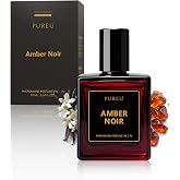 PUREU Pheromone Perfume for Woman, Long Lasting Pheromones Perfumes Oil Amber Noir Vanilla Perfume Roll On 0.34FL OZ/10ML Travel Size Essential Oil Fragrance Eau De Parfum,Made in USA