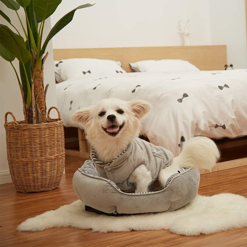 round dog bed with sides