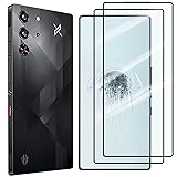Guizzcg 2 Pack Screen Protector for ZTE Nubia Red