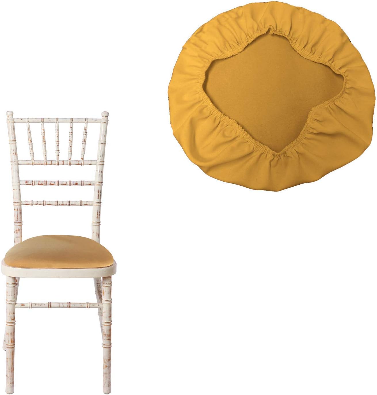 Trimming Shop Spandex Stretch Dining Chair Pad Cover Elasticated Chairs