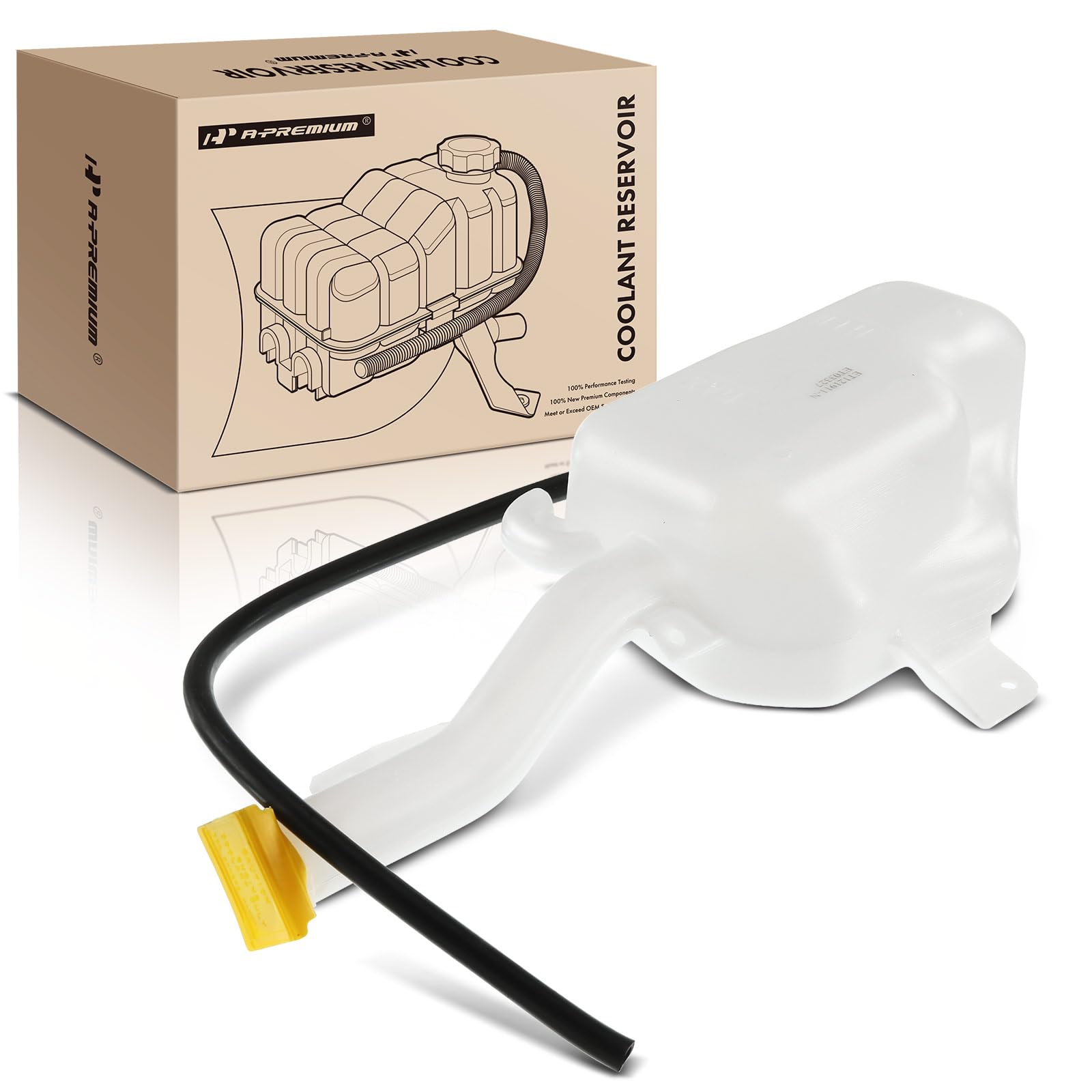 Photo 1 of A-Premium Engine Coolant Overflow Recovery Reservoir Tank [W/Cap & Tubing] Compatible with Dodge Caravan Grand Caravan & Chrysler Town & Country 2004-2007, [2.4L 3.3L 3.8L]