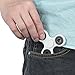 Tri-Spinner Fidget Toy Stress Reducer Nylon PA Material Hybrid Ceramic Bearing Perfect For ADHD EDC ADD Anxiety Autism Adult Children Hand Killing Time (White)