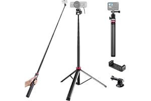 2 Meters Webcam Floor Tripod Stand Holder for Logitech C920/MX Brio 4K/C922/C930/Brio 500/Brio pro 4K/StreamCam Webcams/iPhon