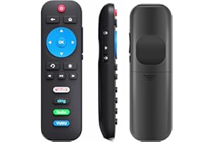 GMATRIX Replacement Remote for All Roku TV, Universal Remote for TCL Roku/Hisense Roku/ONN Roku/Sharp Roku TV with Netflix, Sling, VUDU and Hulu Buttons