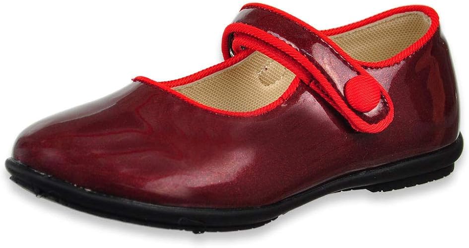 maroon mary janes