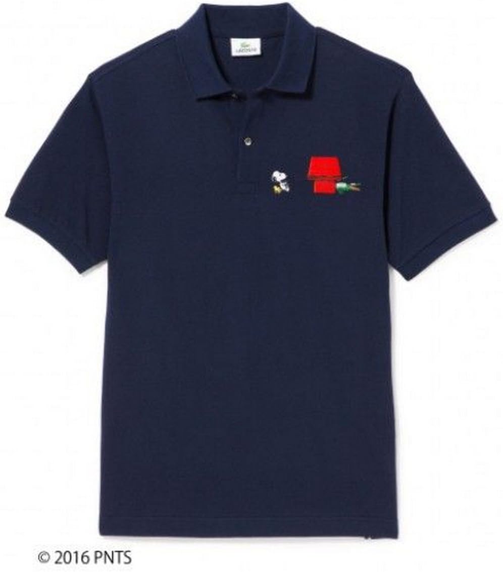 日本限定 ラコステ X スヌーピー コラボ ポロシャツ ネイビー Sサイズ アニメ 萌えグッズ 通販 Amazon