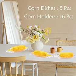 PEOUWNES Stainless Steel Corn Holders - 16 Pack
