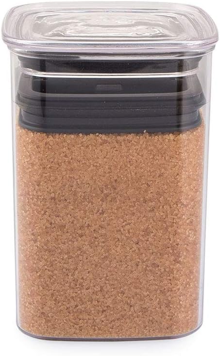 Amazon Com Airscape Lite Plastic Airtight Food Storage Canister Patented Airtight Lid Preserves Food Freshness Clear Medium 7 Inch Food Savers Home Improvement