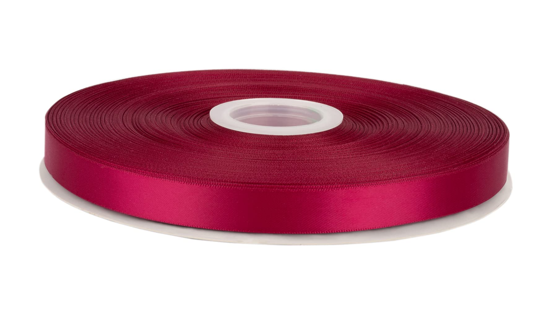 Fondersy 91 Meters Wine Double Faced Satin Ribbon - 16mm Width for Wedding, Gift Wrapping, Floral Arrangement and Crafts