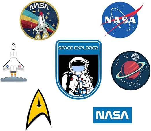 NASA Astronaut Kids Fancy Dress Space Explorer Iron on Fabric Transfer