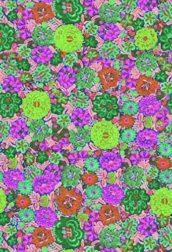 Decopatch C670O Papers 395 x 298 mm, Pack of 3, Green/Pink with Floral Embroidered
