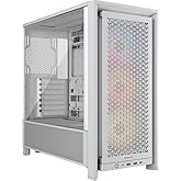 CORSAIR Frame 4000D RS ARGB Modular Mid-Tower ATX PC Case – High Airflow, 3X Pre-Installed RS ARGB Fans, InfiniRail™ Fan Moun