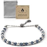 TORCHISTS Silver Beaded Bracelets for Women, Non-Tarnish, Waterproof Stainless Steel Shell Pearl Ankle Bracelet with Adjustable Slider, Dainty Boho Elegant Aesthetic, Trendy Jewelry