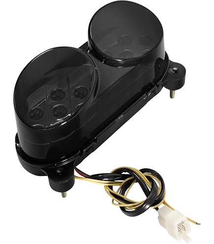 Shiny　ライトセードのみ Amazon.com: Amazinea Smoke Integrated 90 LED Brake Blinker Tail