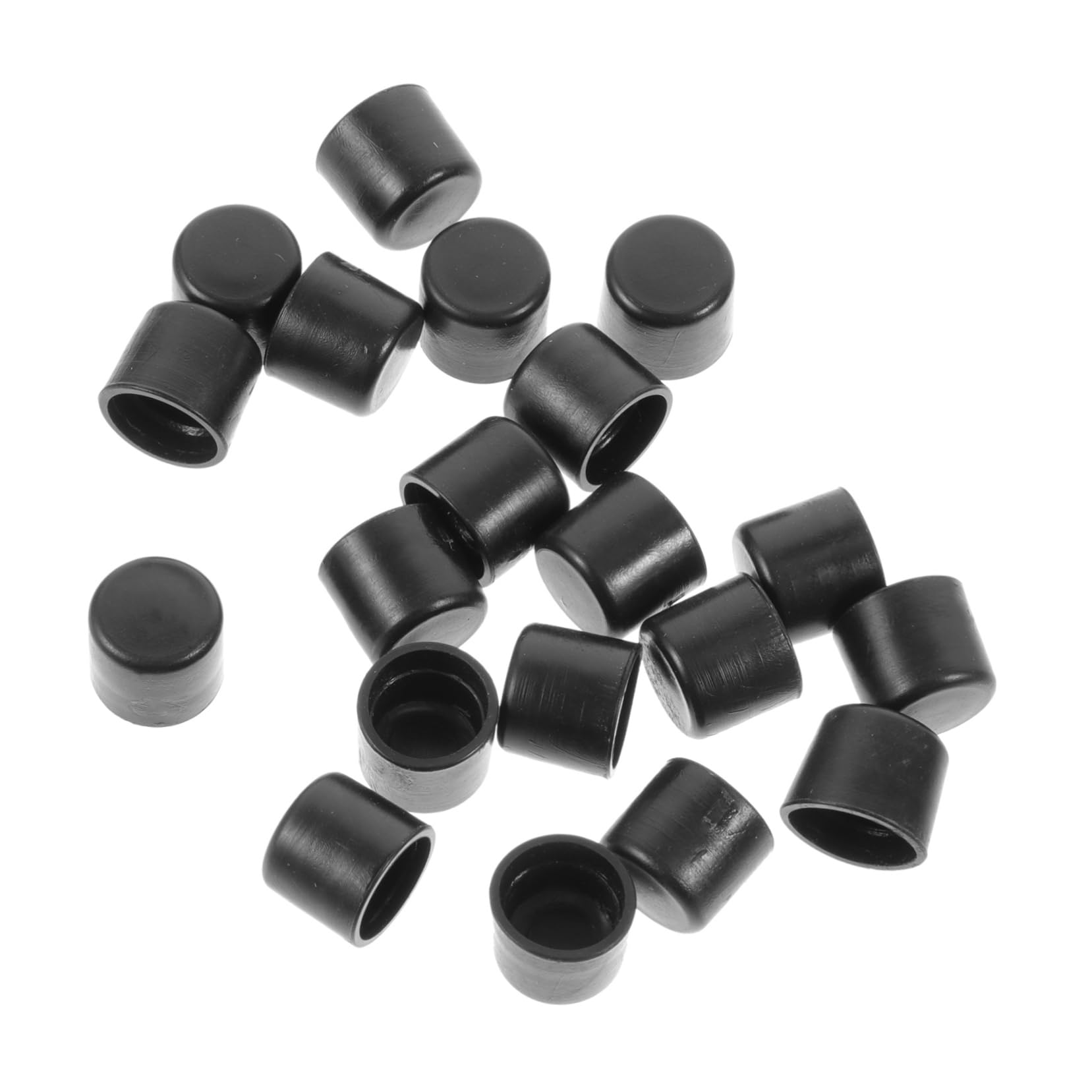 Toddmomy 20pcs Plug Hat Accessories Rod Tips Foosball Table Feet Caps Screw Caps Covers Foosball Plastic Covers Table Soccer Game Accessories Replacement Foosball End Caps Nut