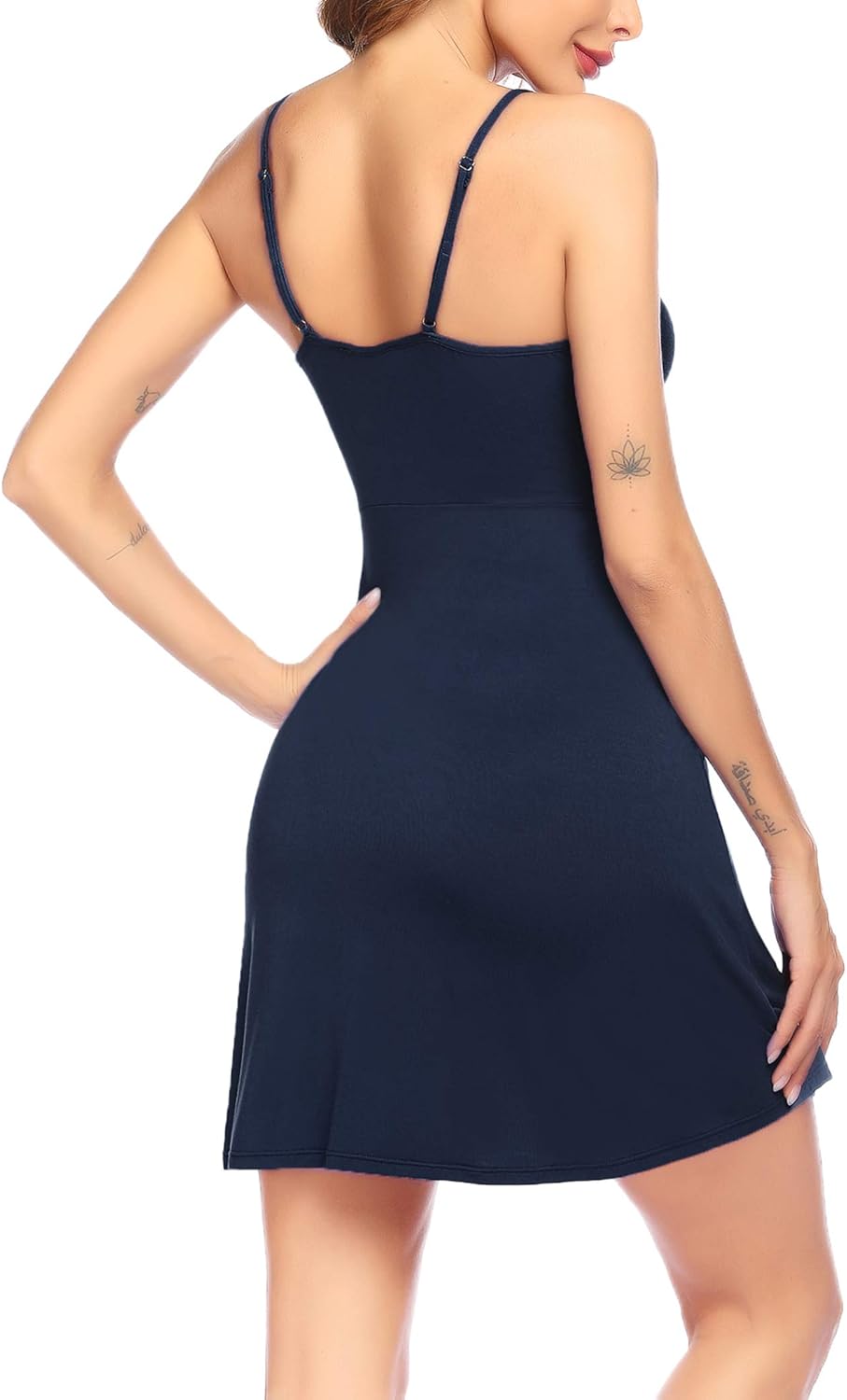 Hotouch Sleepwear Womens Chemise Nightgown Full Slips Lace Sling Dress Sexy Lingerie S-XXL at  Women’s Clothing store