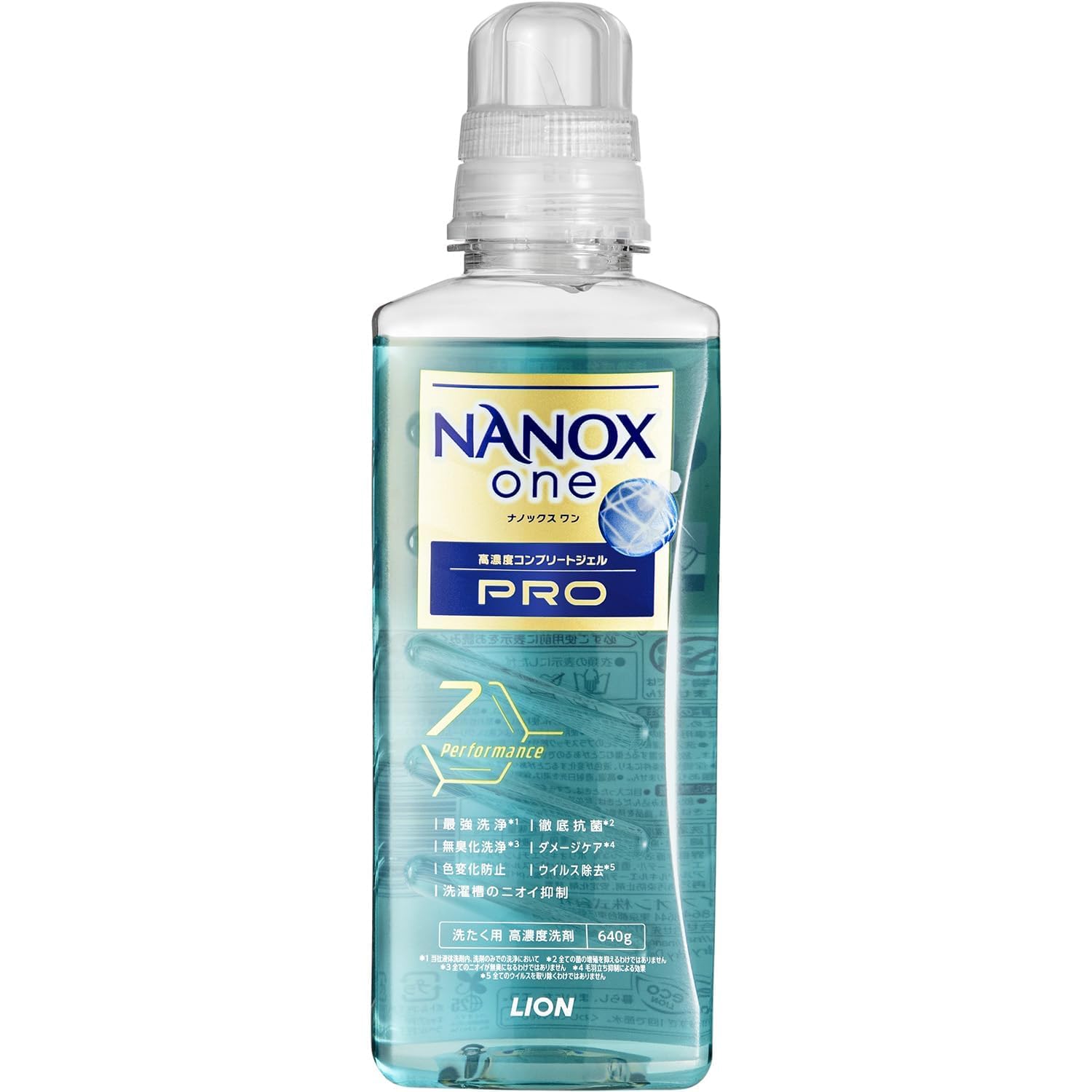 ＮＡＮＯＸ ｏｎｅ プロ 本体大640g パウダリーソープ 史上最高峰の洗浄・消臭力 洗濯洗剤 色変化防止 抗菌 ウイルス除去 洗濯槽のニオイ抑制商品画像