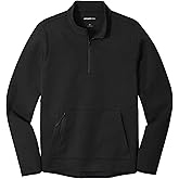 SPORT-TEK Unisex Triumph Quarter Zip Pullover Black