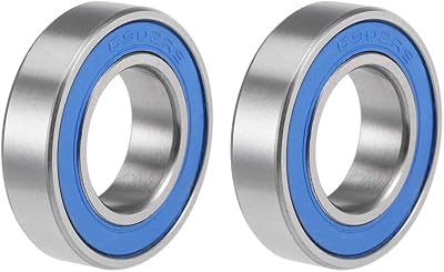 Sourcing Map 6902-2RS Deep Groove Ball Bearing 15x28x7mm 2pcs Chrome Steel