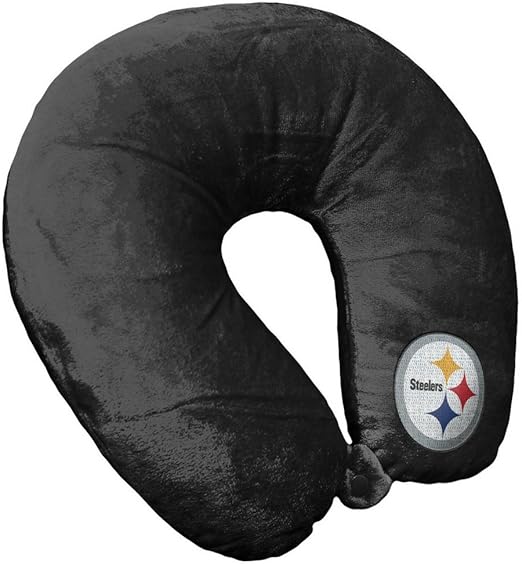 Amazon Com Bek Brands Nfl Pittsburgh Steelers Travel Pillow U