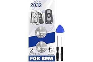 Pinochi Key Fob Battery Replacement for BMW 1-9 Series X1 X2 X3 X4 X5 X6 X7 M3 M5 M6 M8 XM iX i3 i4 i7 i8 Key Remote (Check Fitment Guide)