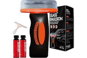 Car Glass Emulsion Cleaner Windshield, Car Window Oil Film Remover with 2 Refill (1)