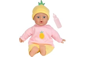 Adora Sweet Baby - 11” Soft & Cuddly Baby Doll, Realistic Features, Gentle Scent, Machine Washable, Lightweight & Easy to Hold | Adorable Playmate (Pineapple)