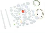 HALJIA 75 Type Plastic Gears Kit for DIY Models - Crown, Worm, Double, Single view 4