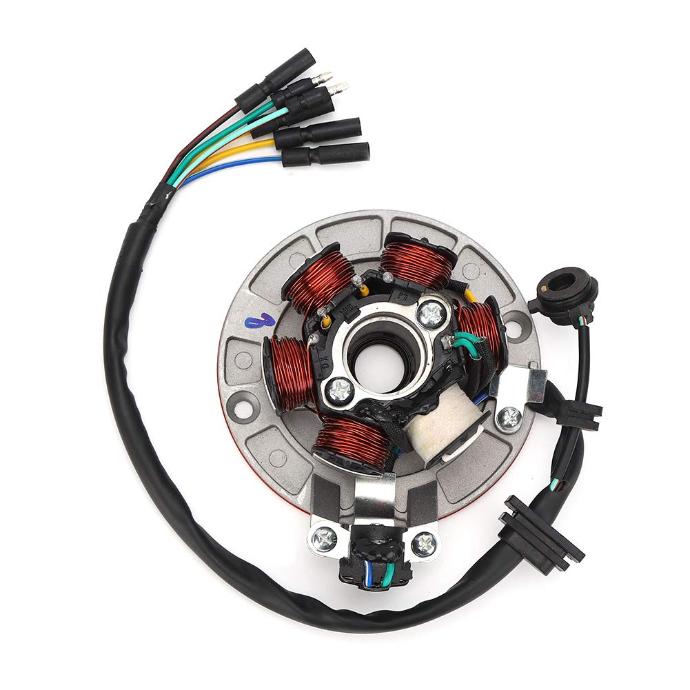 Stator Magnéto 6 Bobines Pour Moteur YX 140cc Démarrage électrique - Quad/Pit Bike