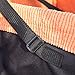 Skybox Dog Booster Seat for Cars with Seat Belt Tether, Black/Orange
