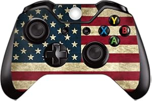 UUShop USA Flag Stars and Stripes Vinyl Skin Decal Cover for Microsoft Xbox One Controller wrap Sticker Skins