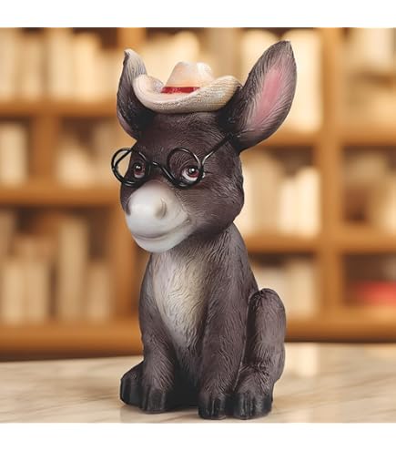 Amazon.com: Articulated Donkey Collectible Figurine - Unique Gray