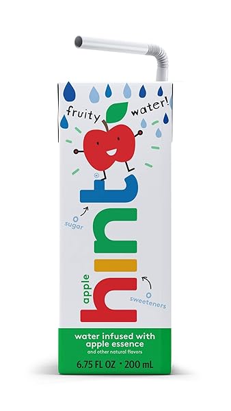 HINT WATER, WATER INFUSED APPLE, 6.75 FL OZ, 8 PACK