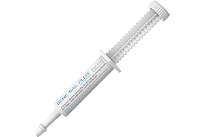 PetAg Bene-Bac Plus Pet Gel - 15 g Syringe - FOS & Probiotics for Dogs, Cats, Exotic & Wildlife Mammals