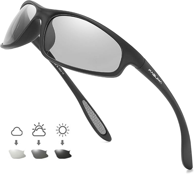 FAGUMA Polarized Sports Sunglasses For Men Cycling Driving