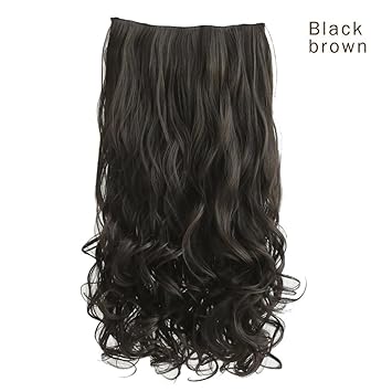 Raaya Curly Hair Extension For Women In Clip Synthetic Curly Hair