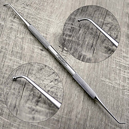 Pro Dental Tool Kit For Tooth Filling/Repairing Set of 4. Made With Stainless Steel. Excellent for both Personal & Professional Use. - Thumbnail 4