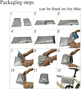 Maveek Bike Cover 1 Large Waterproof UV Dust Rain 190T Nylon 200x100x110cm view 2