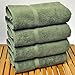 Chakir Turkish Linens Premium Cotton Absorbent Turkish Towels (Bath Towel - Set of 4, Moss)