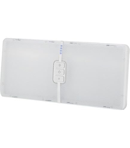 Lumière LED 12V Camping-Car Avec Interrupteur ON/OFF - Neutre 4000-4500K 600LM 8W Éclairage Plafonnier