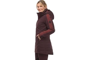 Kerrits Women's Point to Point Insulated Equestrian Winter Jacket – Long, Warm, Puffy Coat For Horse Riding, Removable Hood